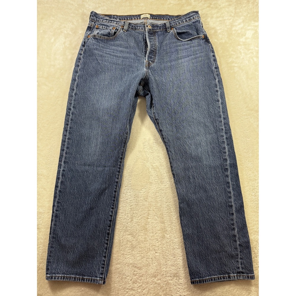 Levi's Womens 501 Curve Straight Leg Blue Denim Jeans W34 L30 Meas: 34x29